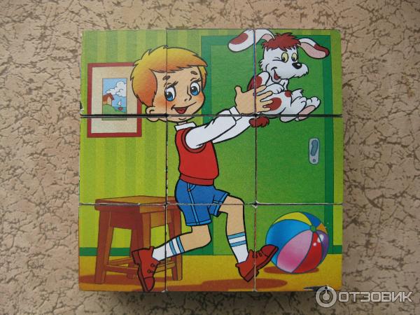 Игрушка Step Puzzle Кубики в картинках фото