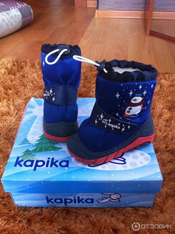 Детские зимние сапоги Kapika фото
