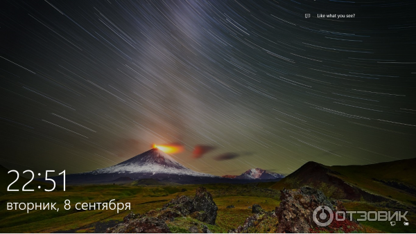 Экран блокировки Windows 10