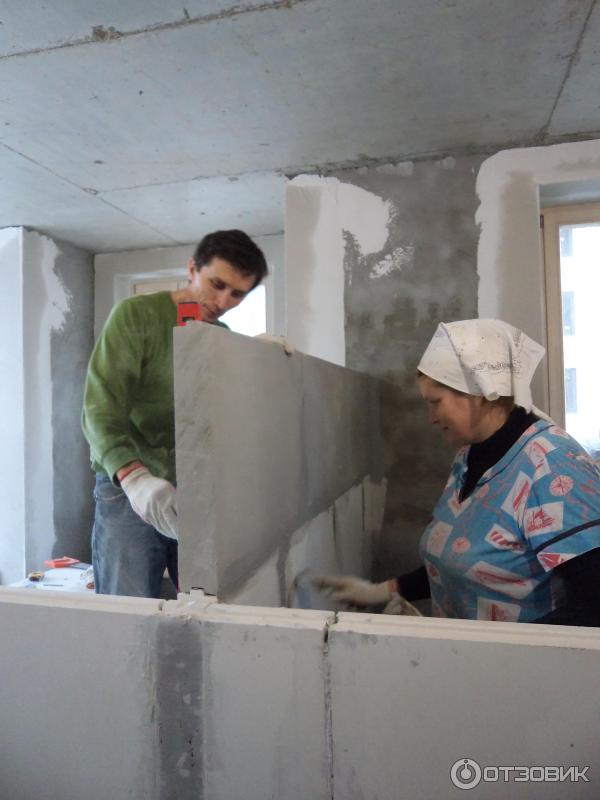 Пазогребневые блоки Knauf фото