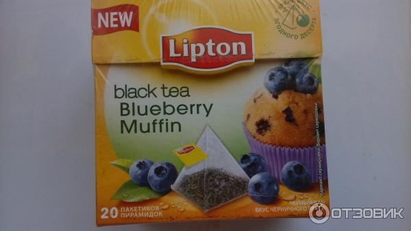 Чай в пирамидках Lipton Blueberry Muffin фото