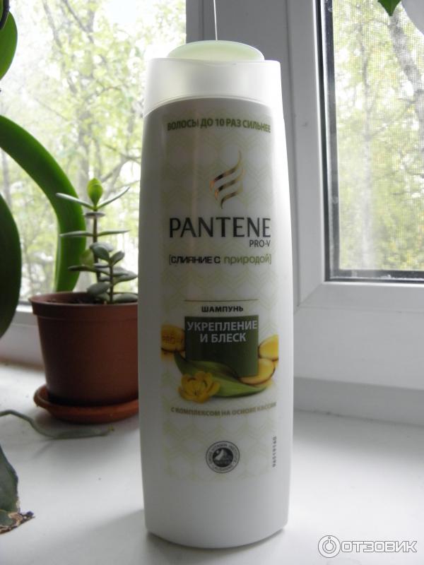 Шампунь Pantene PRO-V Слияние с Природой Укрепление и блеск фото