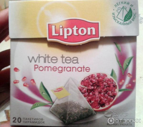 Чай Lipton Pomegranate White Tea фото