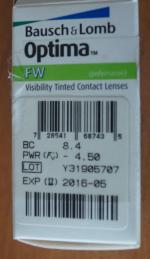 Контактные линзы Bausch&Lomb Optima FW фото