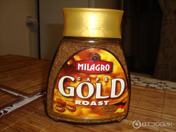 Растворимый кофе Milagro Gold roast фото