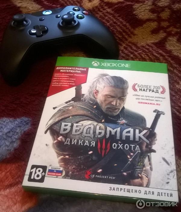 Диск с игрой ведьмак 3