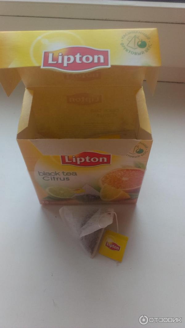 Чай черный Lipton Citrus фото