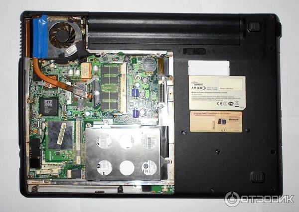 Съемная панель в нижней части ноутбука Fujitsu-Siemens Amilo Pa 1510