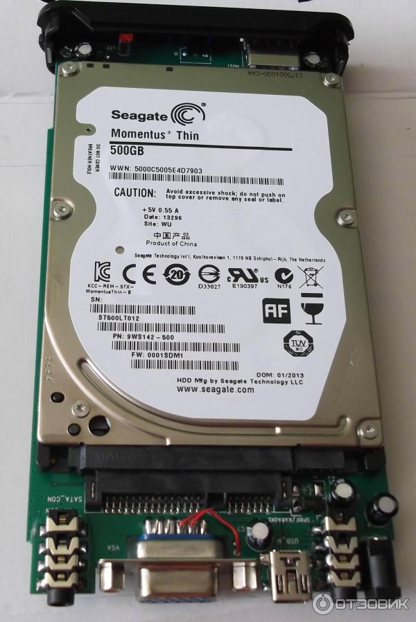 Медиаплеер AgeStar SPB2A с контейнером для HDD 2,5 дюйма