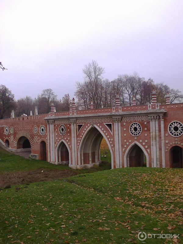 Отдых на берегу Царицынских прудов (Россия, Москва) фото