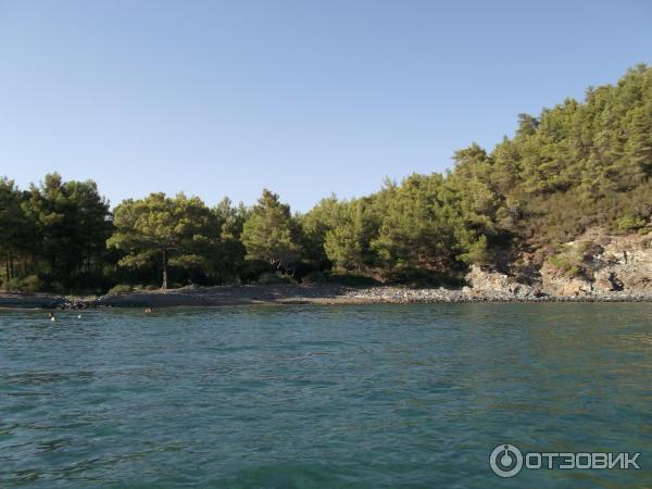Прогулка на катере в бухту Клеопатры (Турция, Текирова) фото