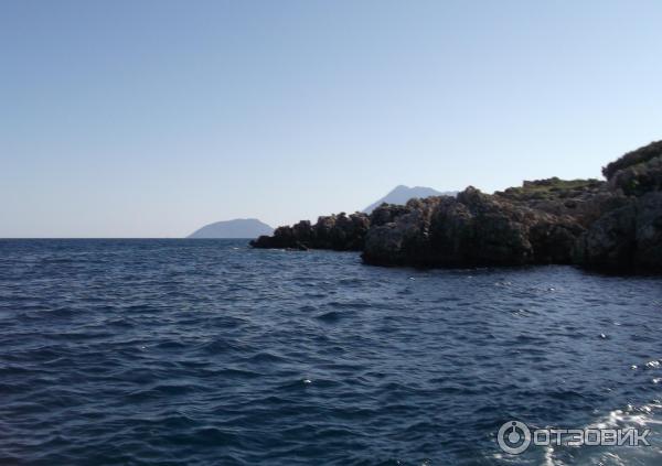 Прогулка на катере в бухту Клеопатры (Турция, Текирова) фото