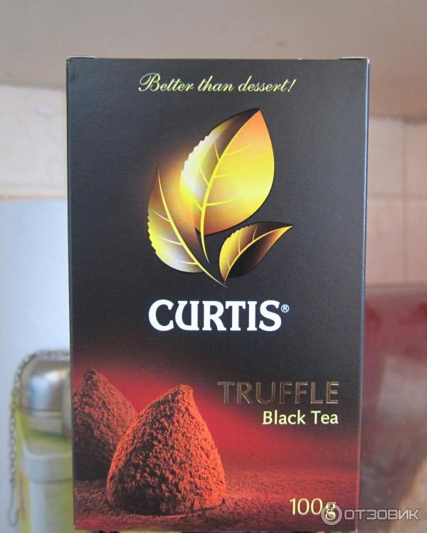 Чай черный Curtis Truffle Black Tea с зернами какао и ароматом трюфеля фото