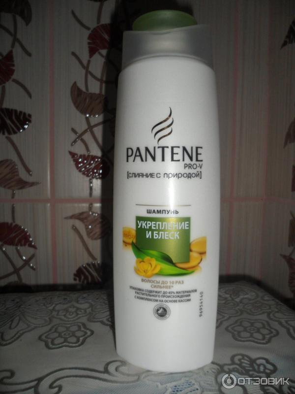 Шампунь Pantene PRO-V Слияние с Природой Укрепление и блеск фото