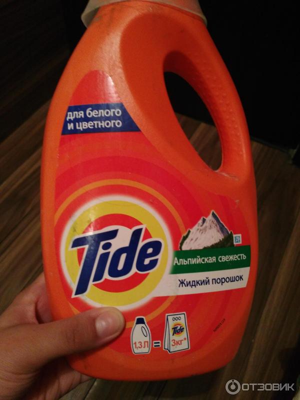 Жидкий стиральный порошок Tide фото