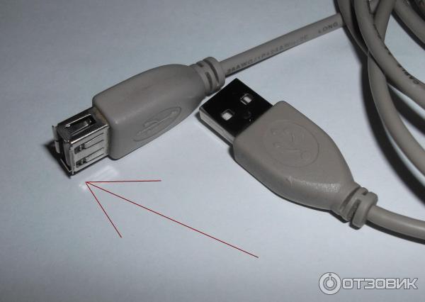 Кабель удлинительный обычный USB 2.0