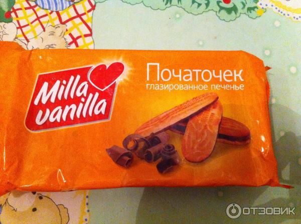 Печенье глазированное Milla Vanilla Початочек фото