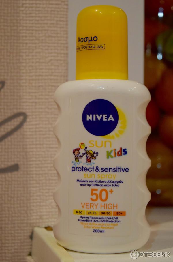 Солнцезащитный спрей для детей Nivea Sun Kids SPF 50 фото