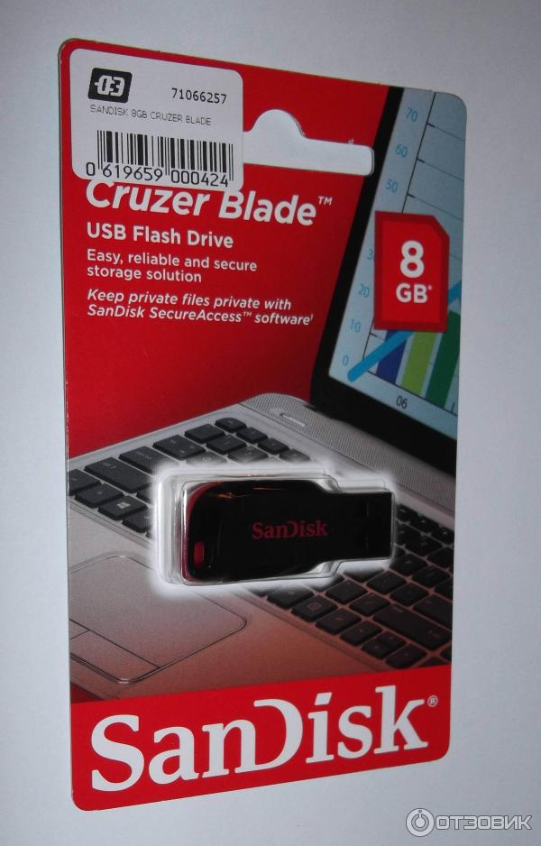 SanDisk Cruzer Blade 8GB USB Flash