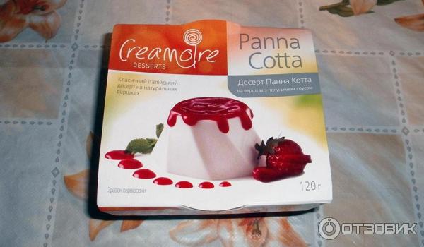 Десерт Creamoire Panna Cotta