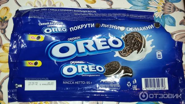 Печенье Oreo Original Mondelez фото