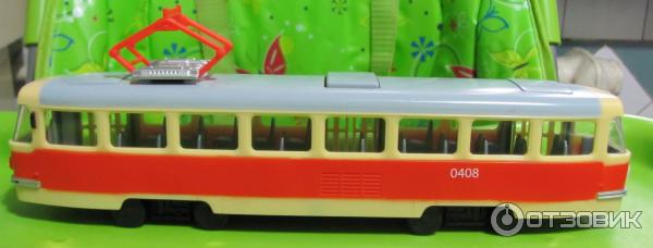 Игрушка Автопром Трамвай фото