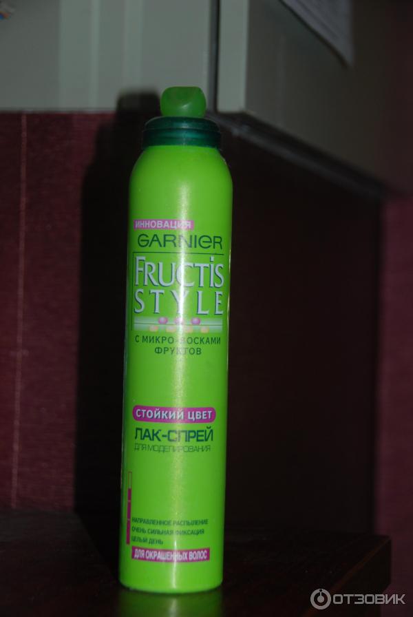 Лак для волос Garnier Fructis Style Стойкий цвет