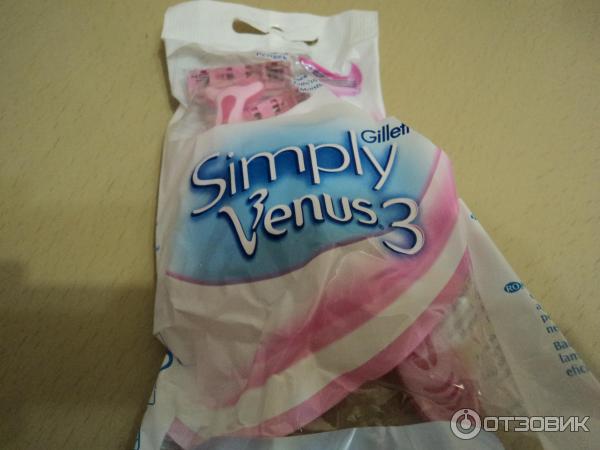 Бритвенный станок Gillette Simply Venus 3 фото