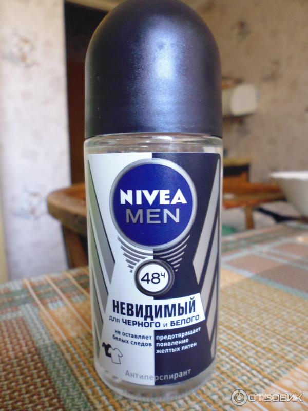 Дезодорант-антиперспирант мужской Nivea Men Невидимый для черного и белого фото