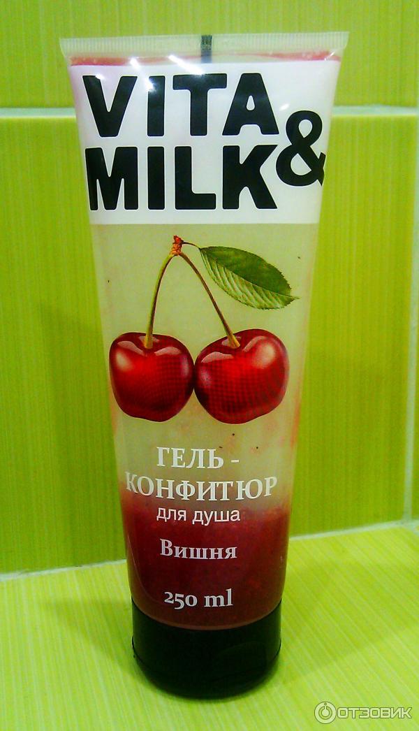 Гель-конфитюр для душа Vita milk Вишня