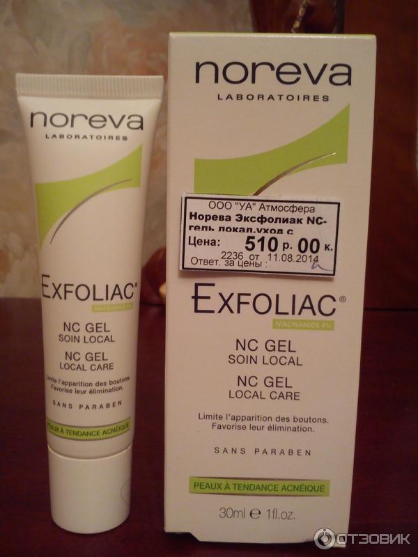 Гель Exfoliac NC gel для локальных проблем на коже фото