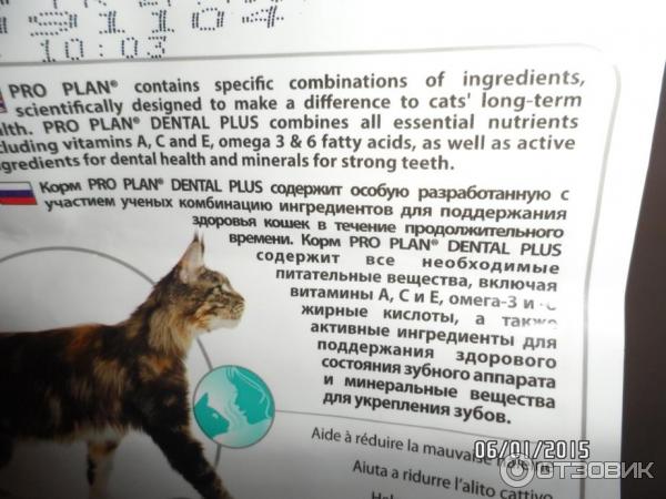 Сухой корм для кошек ProPlan Dental Plus фото