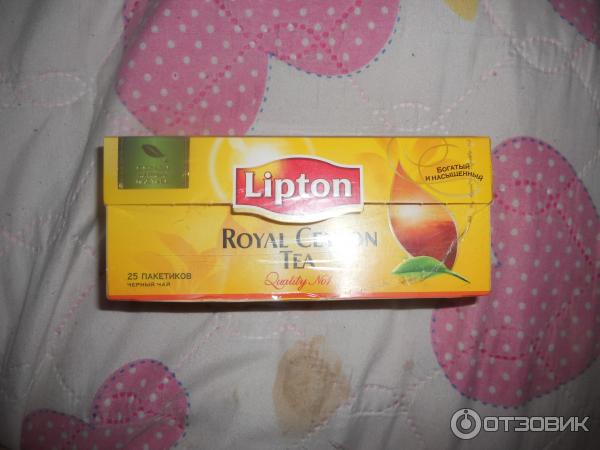 Lipton royal ceylon tea черный чай фото