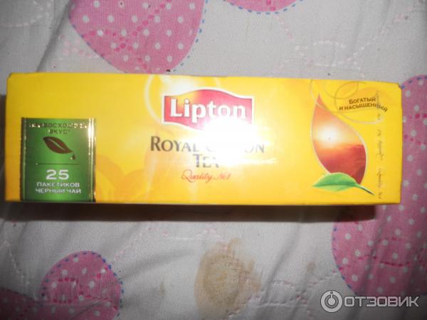 Lipton royal ceylon tea черный чай фото