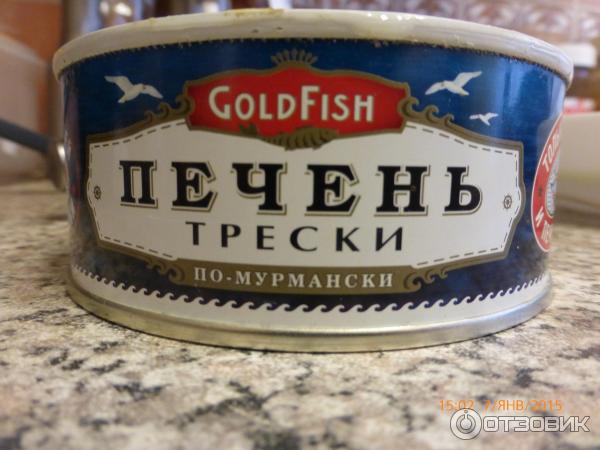 Печень трески Gold Fish фото