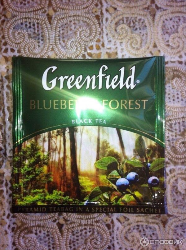 Чай Greenfield Blueberry Forest в пирамидках фото