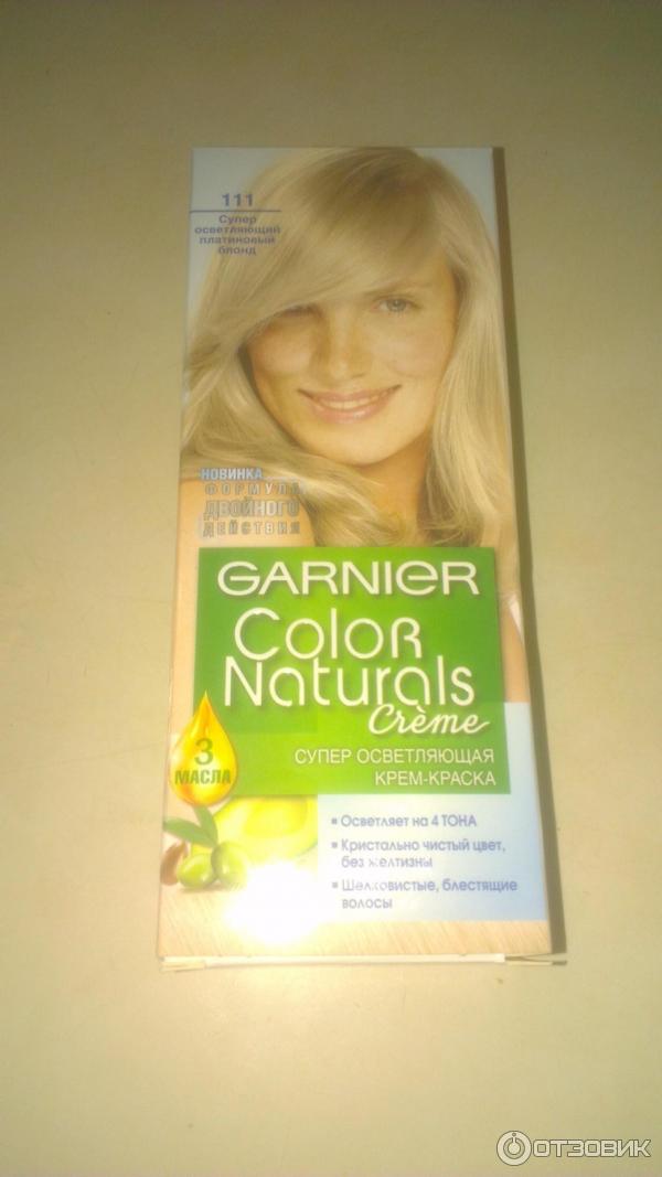 Garnier color naturals платиновый блонд