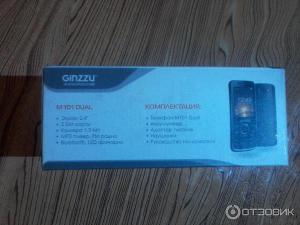 Мобильный телефон GINZZU M101 DUAL фото