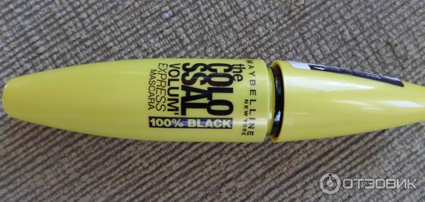 Тушь для ресниц Maybelline The Colossal Volum Express 100% Black фото