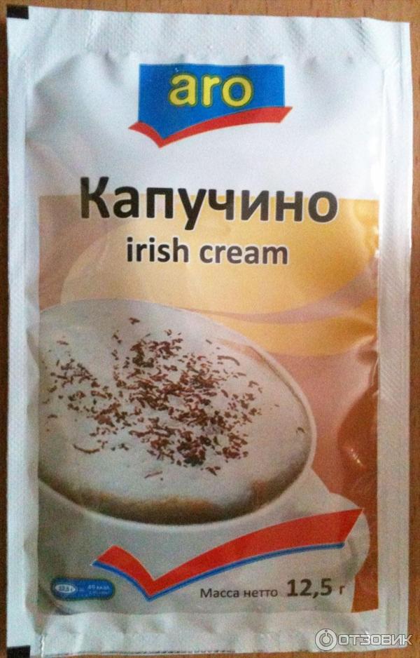 Растворимый кофейный напиток Aro Капучино Irish Cream фото