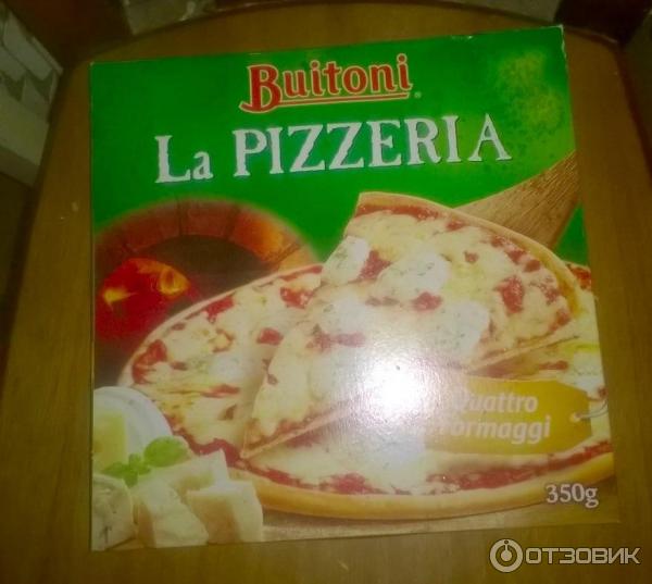 Пицца Buitoni La Pizzeria Quattro Formaggi Четыре сыра фото