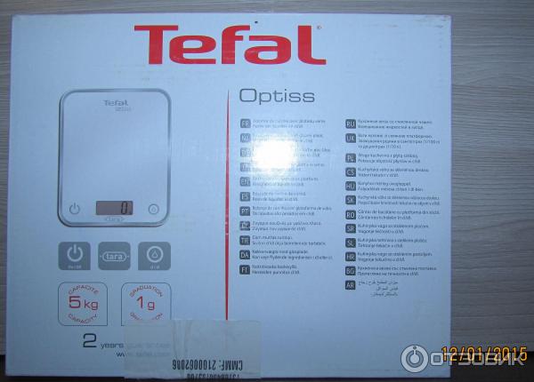 Кухонные весы Tefal BC 5000 фото