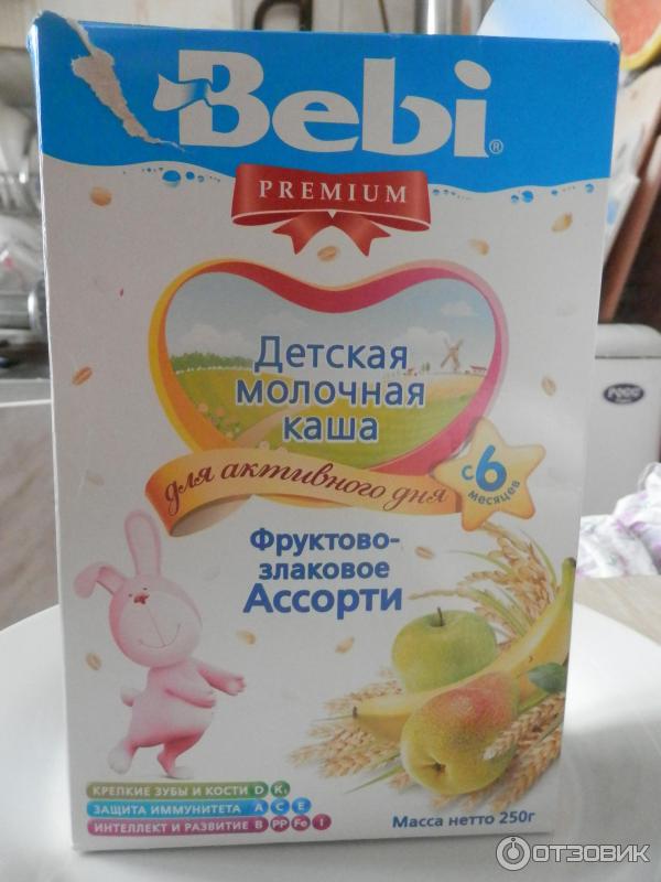 каша Bebi Premium Фруктово-злаковое ассорти