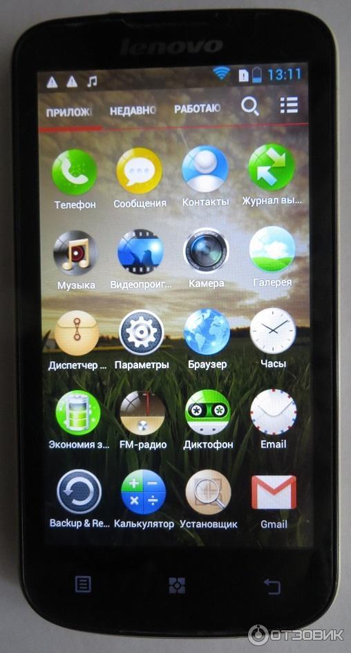 Смартфон Lenovo IdeaPhone A800 фото