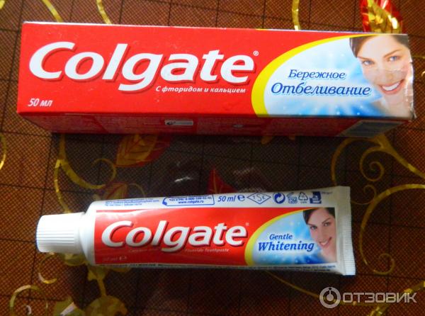 Зубная паста Colgate Бережное отбеливание