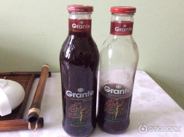 Гранатовый сок Grante прямого отжима фото