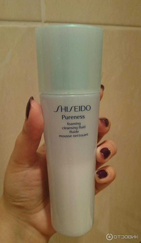 Очищающая пенка-флюид Shiseido Pureness Foaming Cleansing Fluid фото