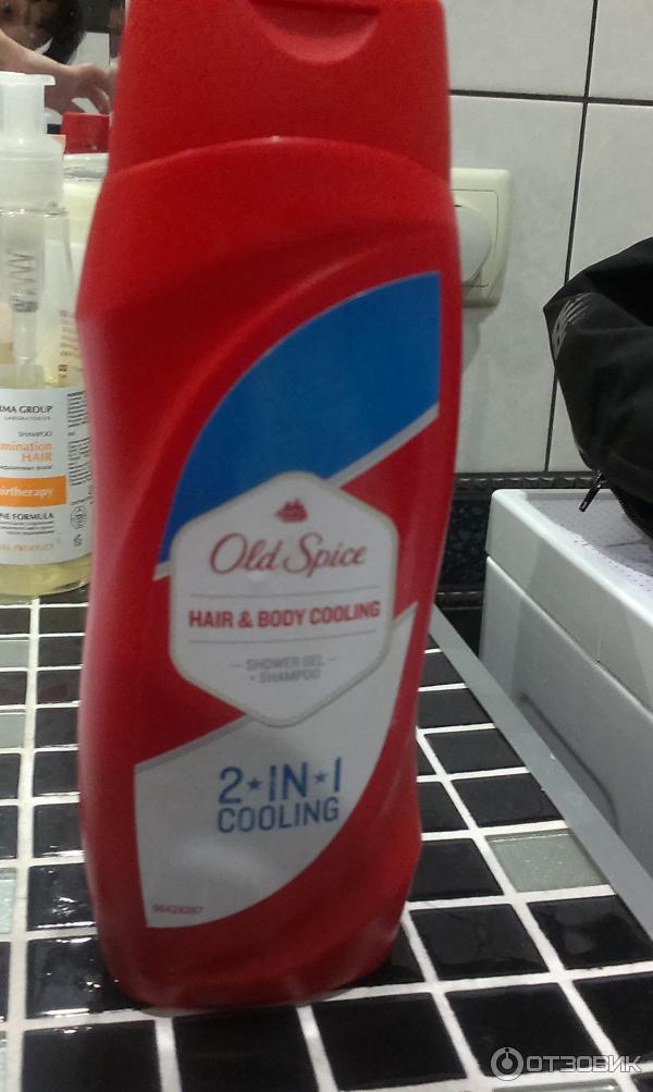 Гель для душа + шампунь для мужчин Old Spice Охлаждающий фото