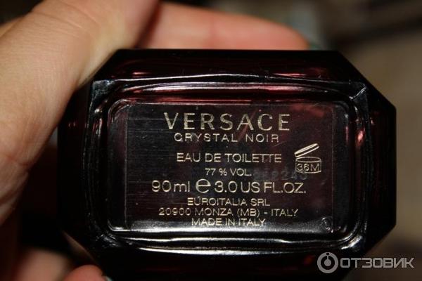 Парфюмированная вода Versace Crystal Noir фото