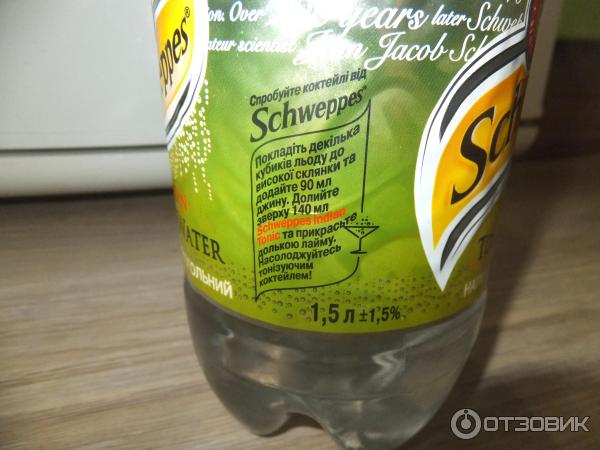 Сильногазированный напиток Schweppes Indian Tonic фото